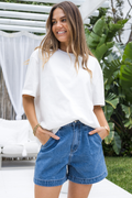 Sonny Relaxed-Fit Tee - White