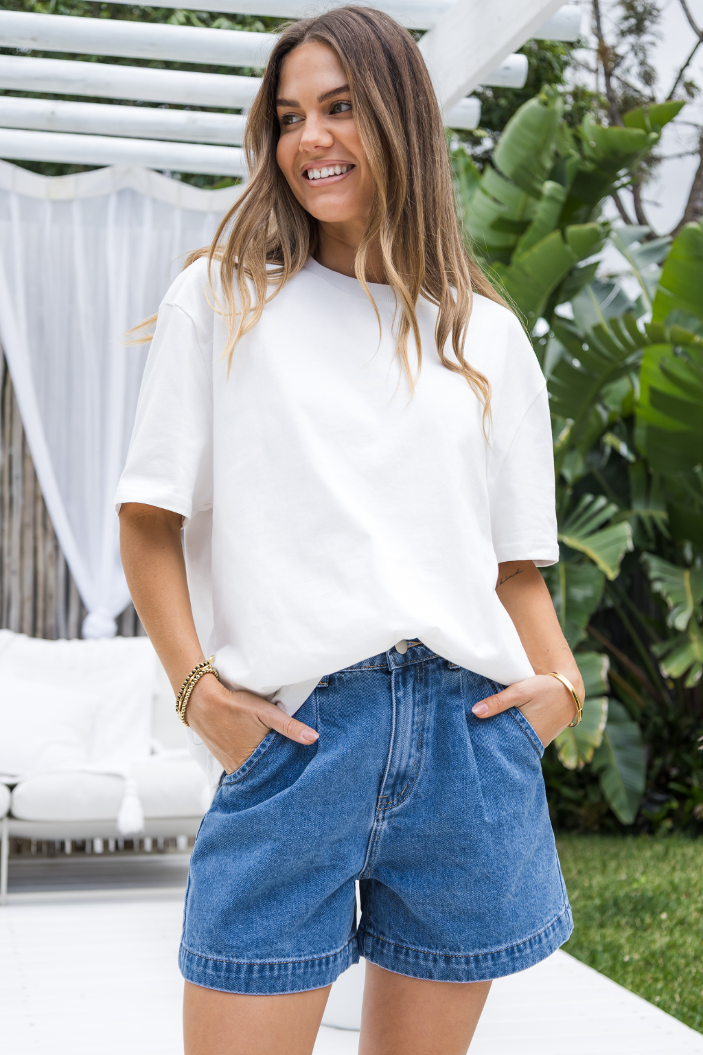 Sonny Relaxed-Fit Tee - White