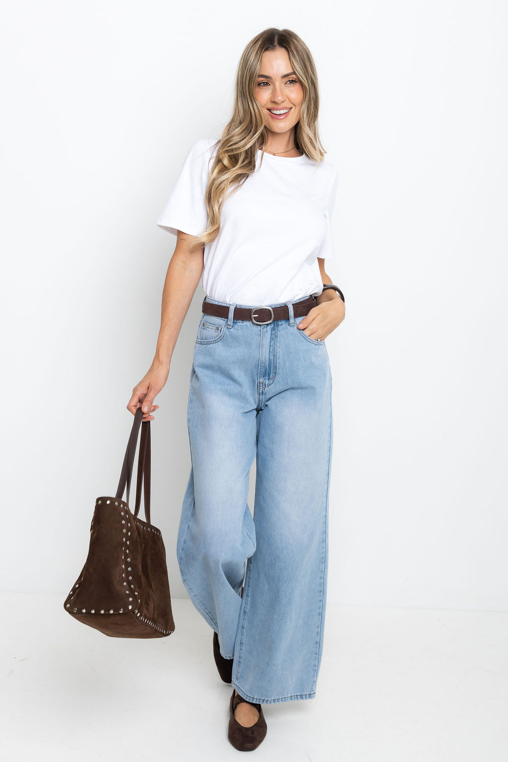 Baylee Basic Tee - White