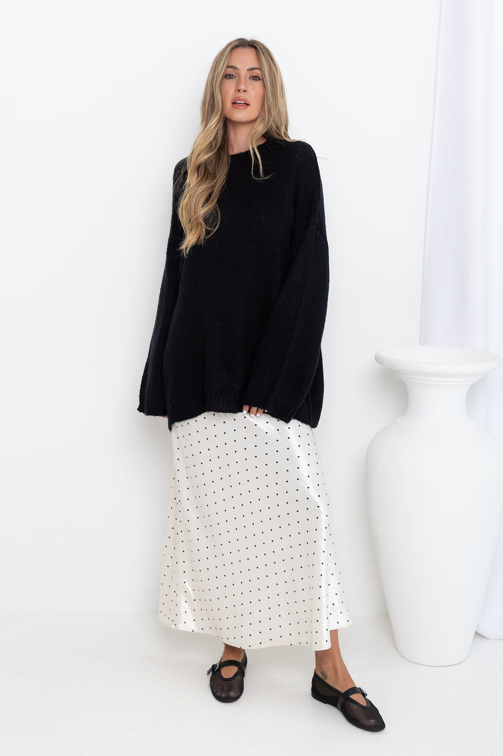 Stella Knit Jumper - Black