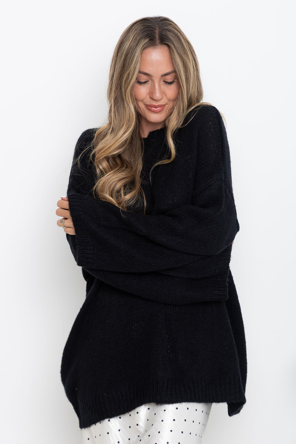 Stella Knit Jumper - Black