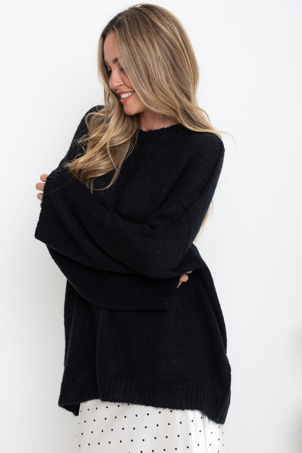 Stella Knit Jumper - Black