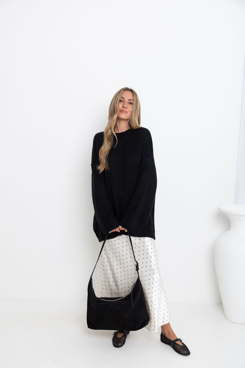 Stella Knit Jumper - Black