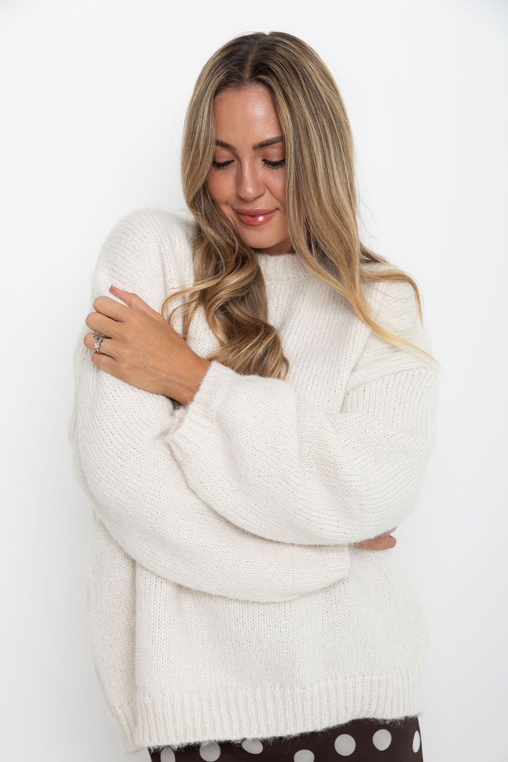 Benji Knit Jumper - Cream