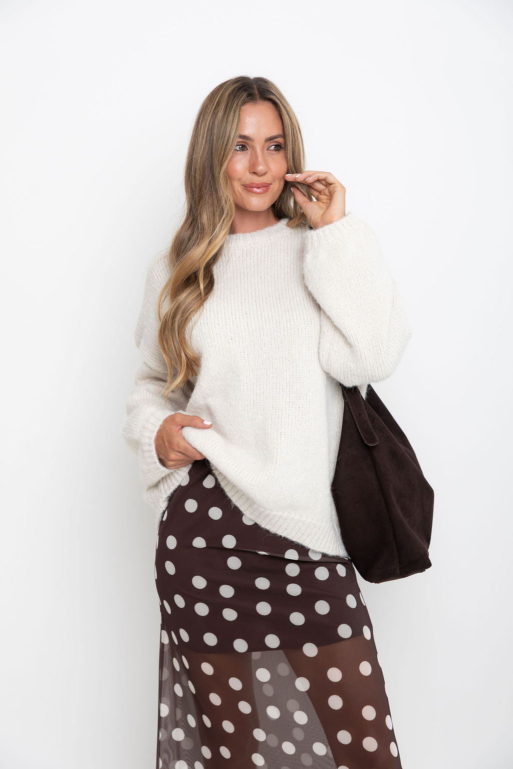 Benji Knit Jumper - Cream