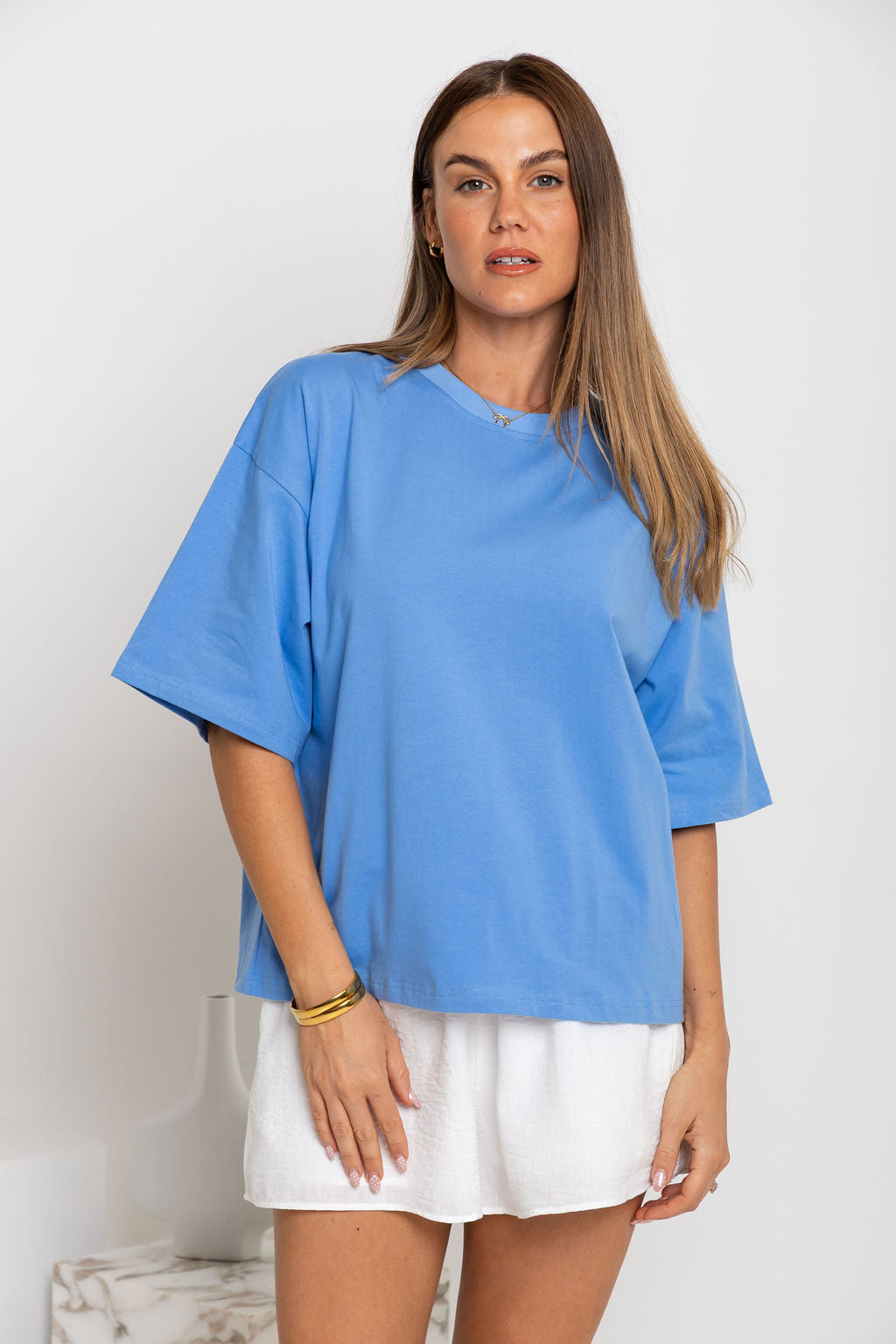 Koah Boxy-Fit Tee - Blue