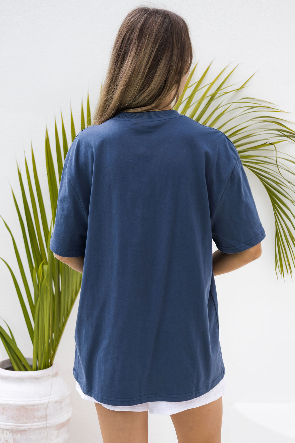 Sonny Relaxed-Fit Tee - Denim Blue