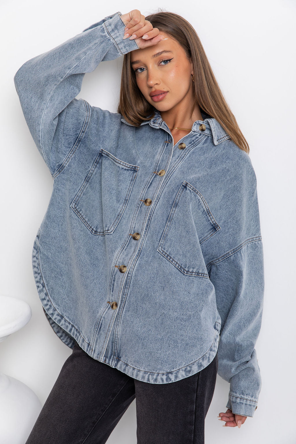 Banksy Relaxed-Fit Denim Jacket - Vintage Wash