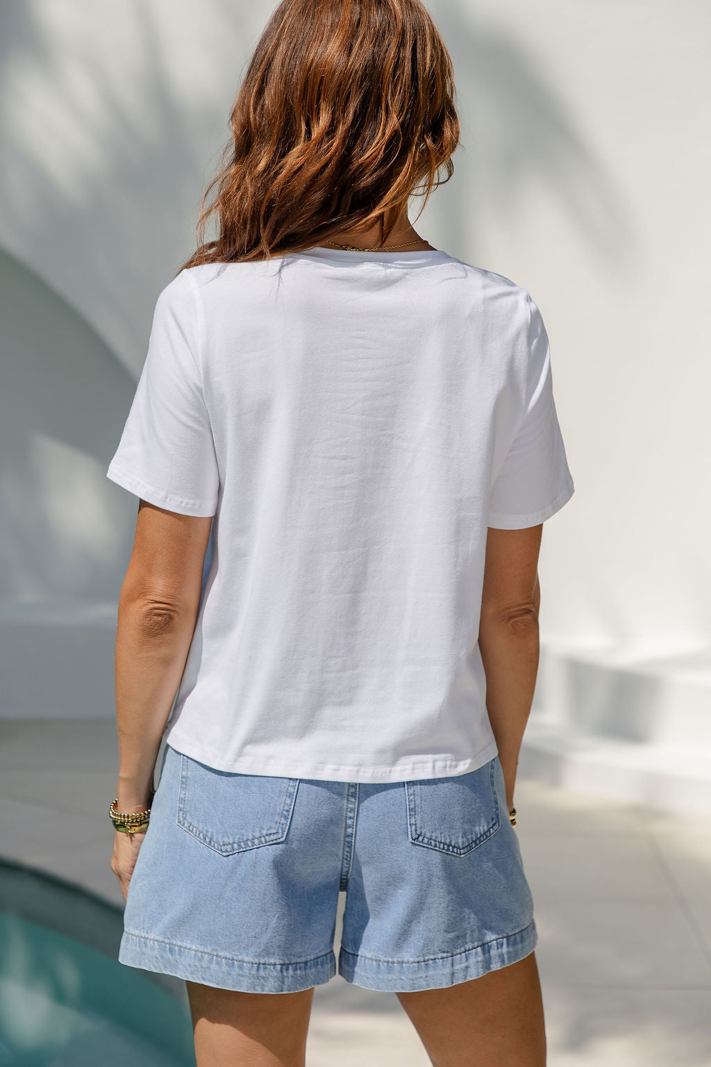 Baylee Basic Tee - White