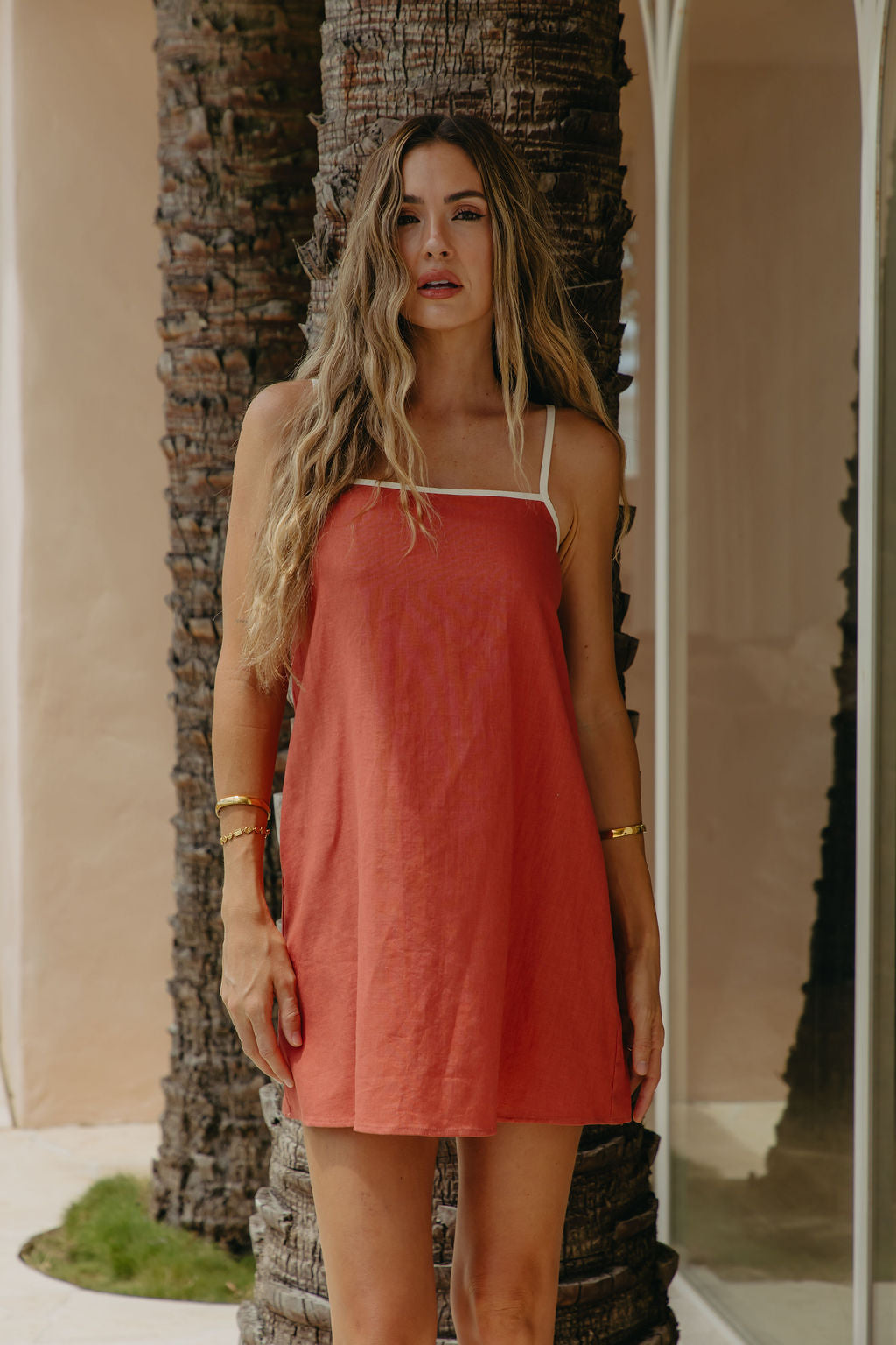Solea Dress - Papaya