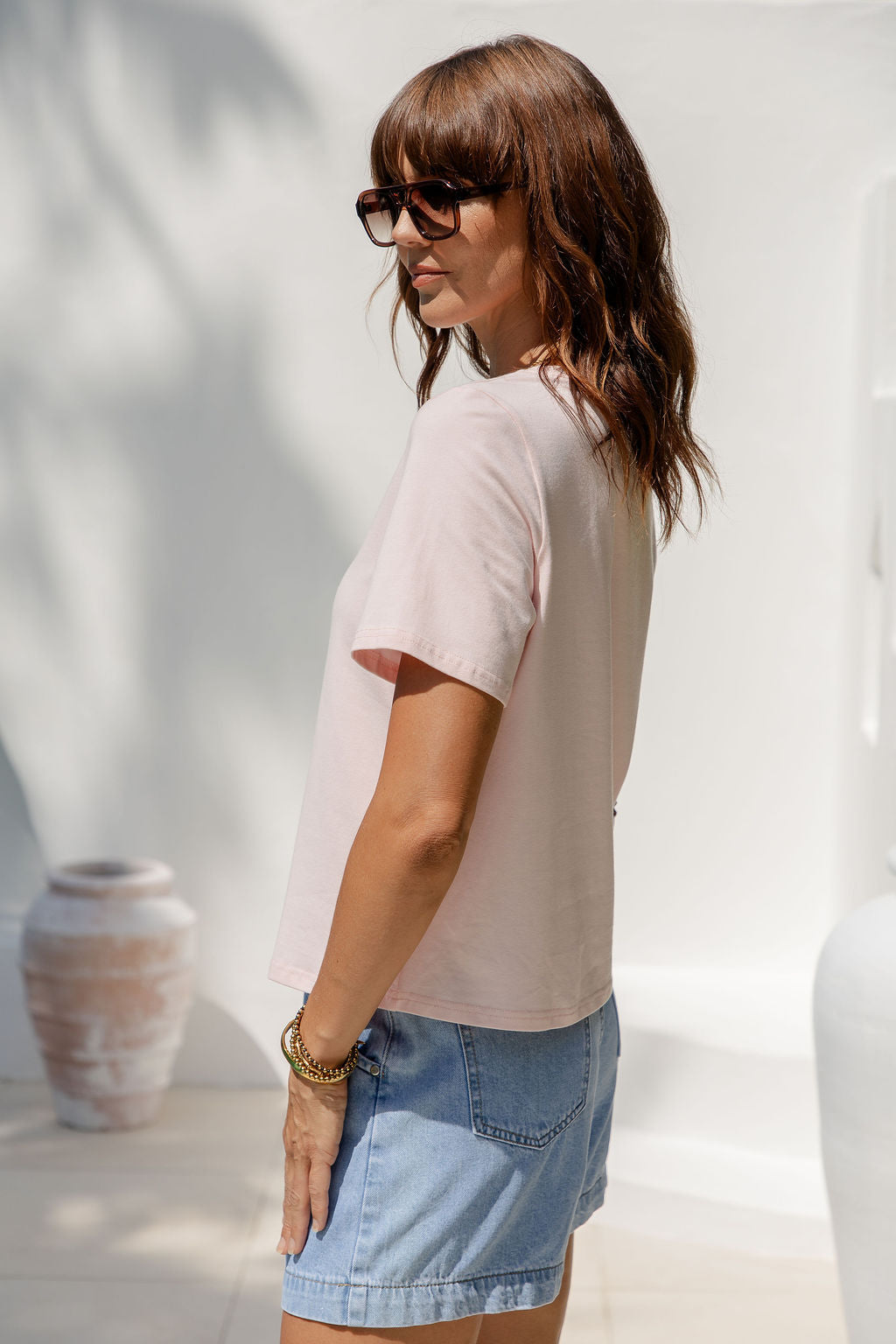 Baylee Basic Tee - Pink
