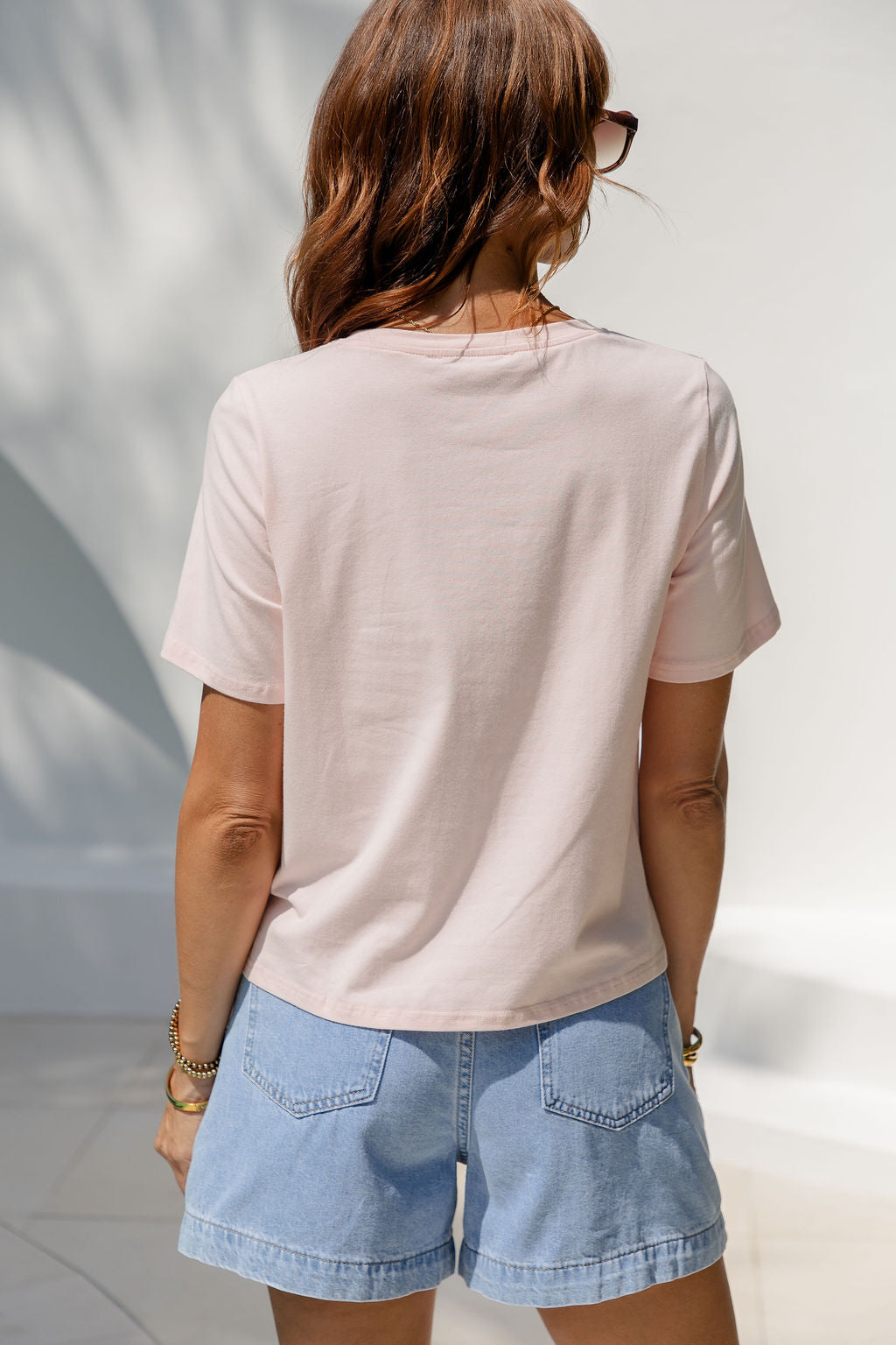 Baylee Basic Tee - Pink