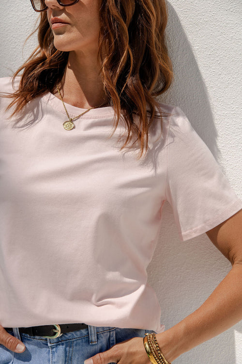 Baylee Basic Tee - Pink