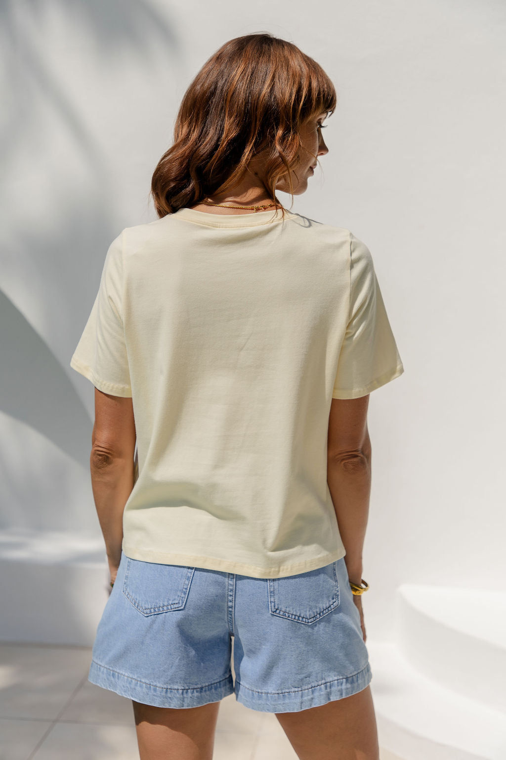 Baylee Basic Tee - Yellow