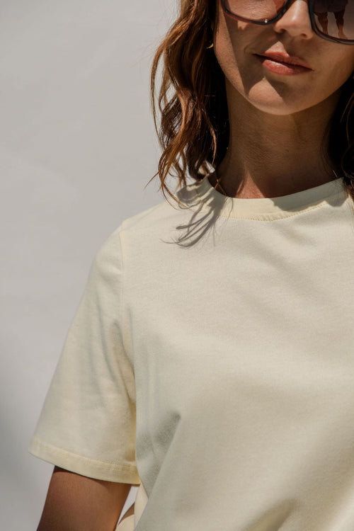 Baylee Basic Tee - Yellow