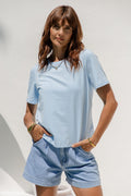 Baylee Basic Tee - Blue