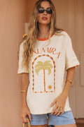 Palmira Graphic Tee - Cream
