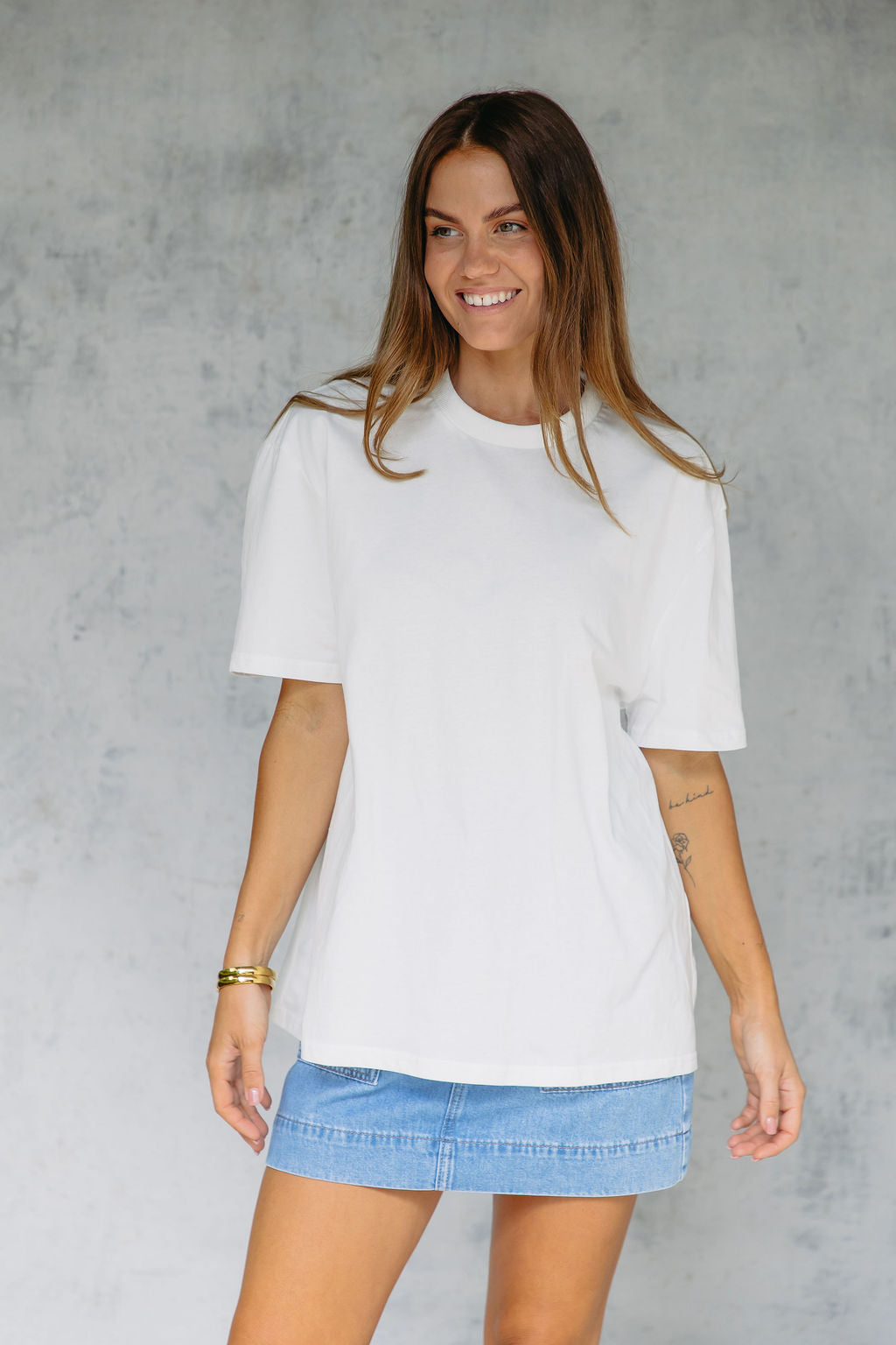 Myles Relaxed-Fit Tee - White