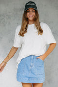 Myles Relaxed-Fit Tee - White