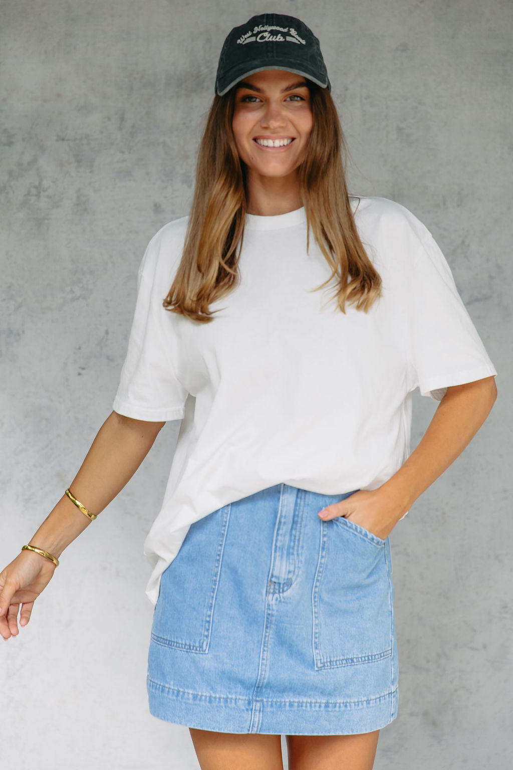 Myles Relaxed-Fit Tee - White