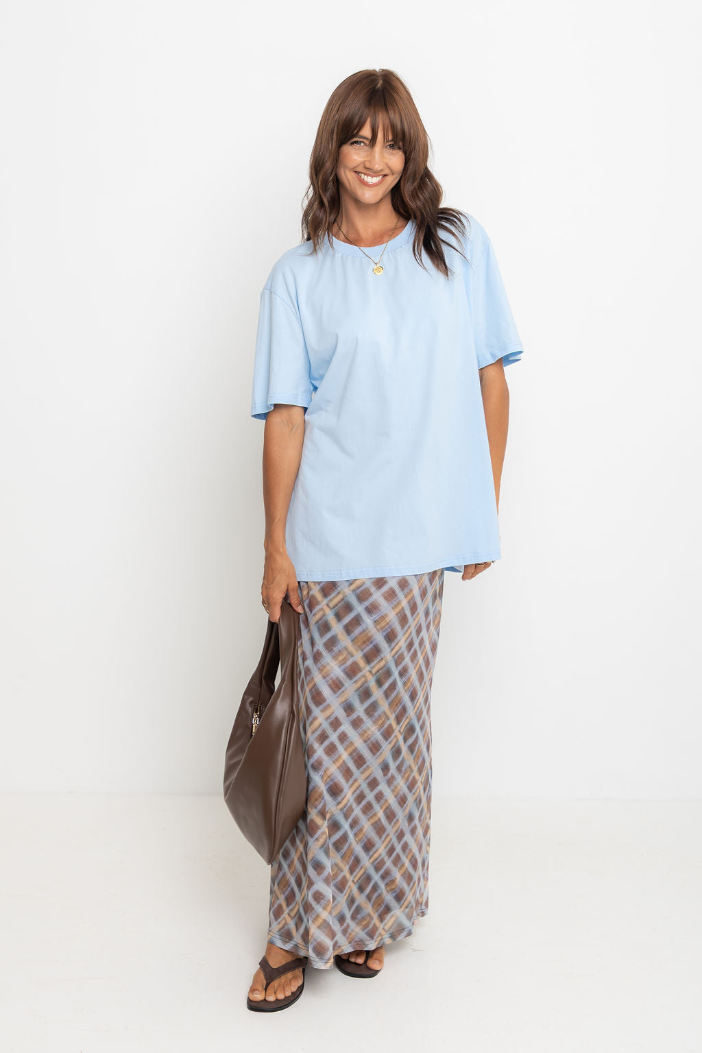 Myles Relaxed-Fit Tee - Blue
