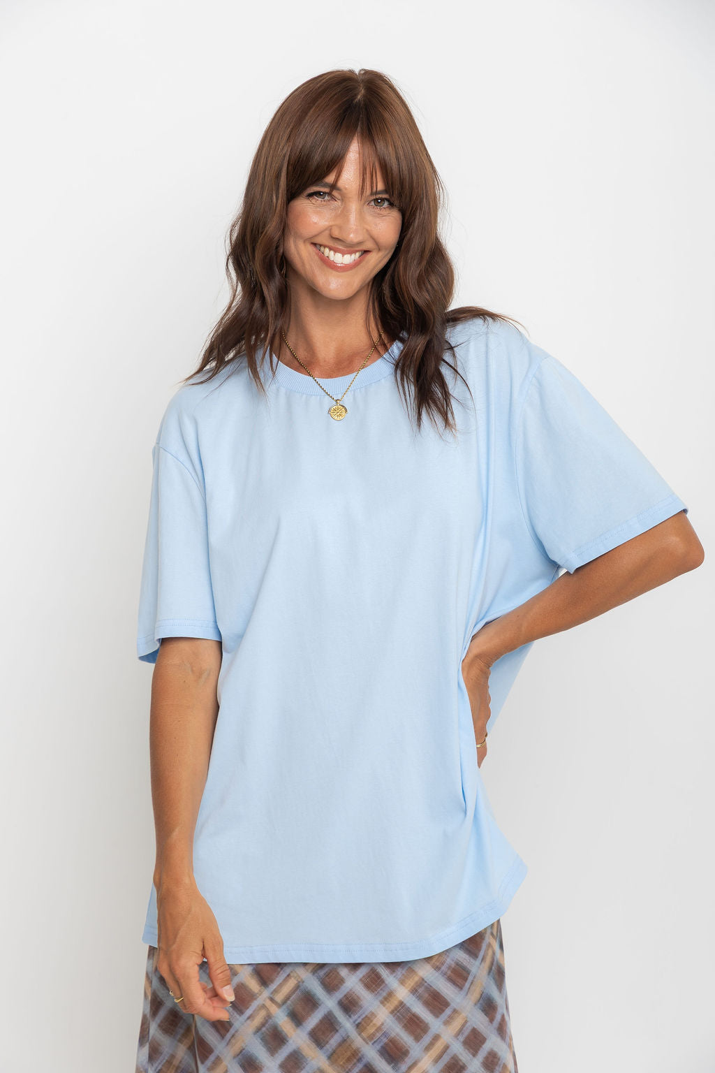 Myles Relaxed-Fit Tee - Blue
