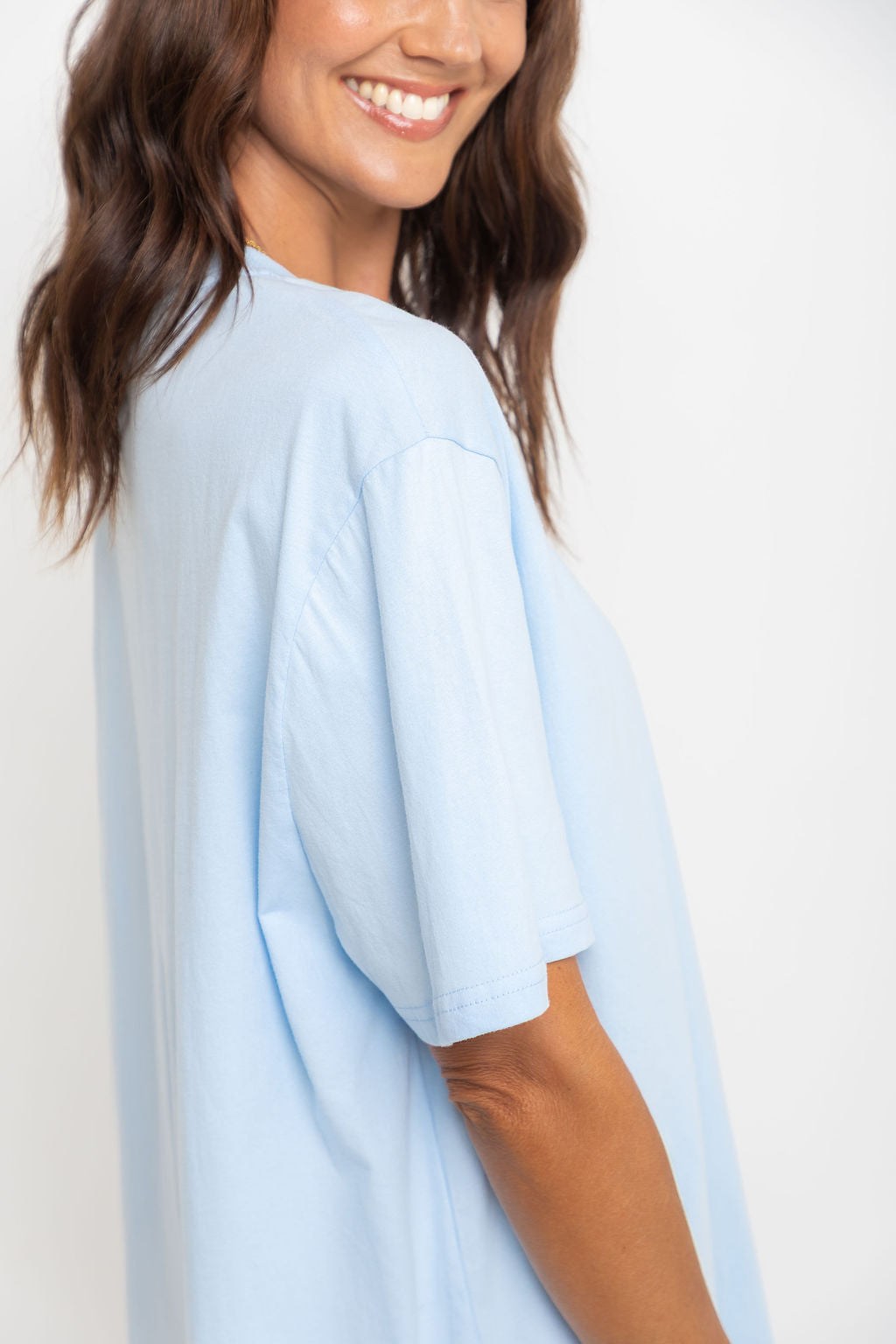 Myles Relaxed-Fit Tee - Blue