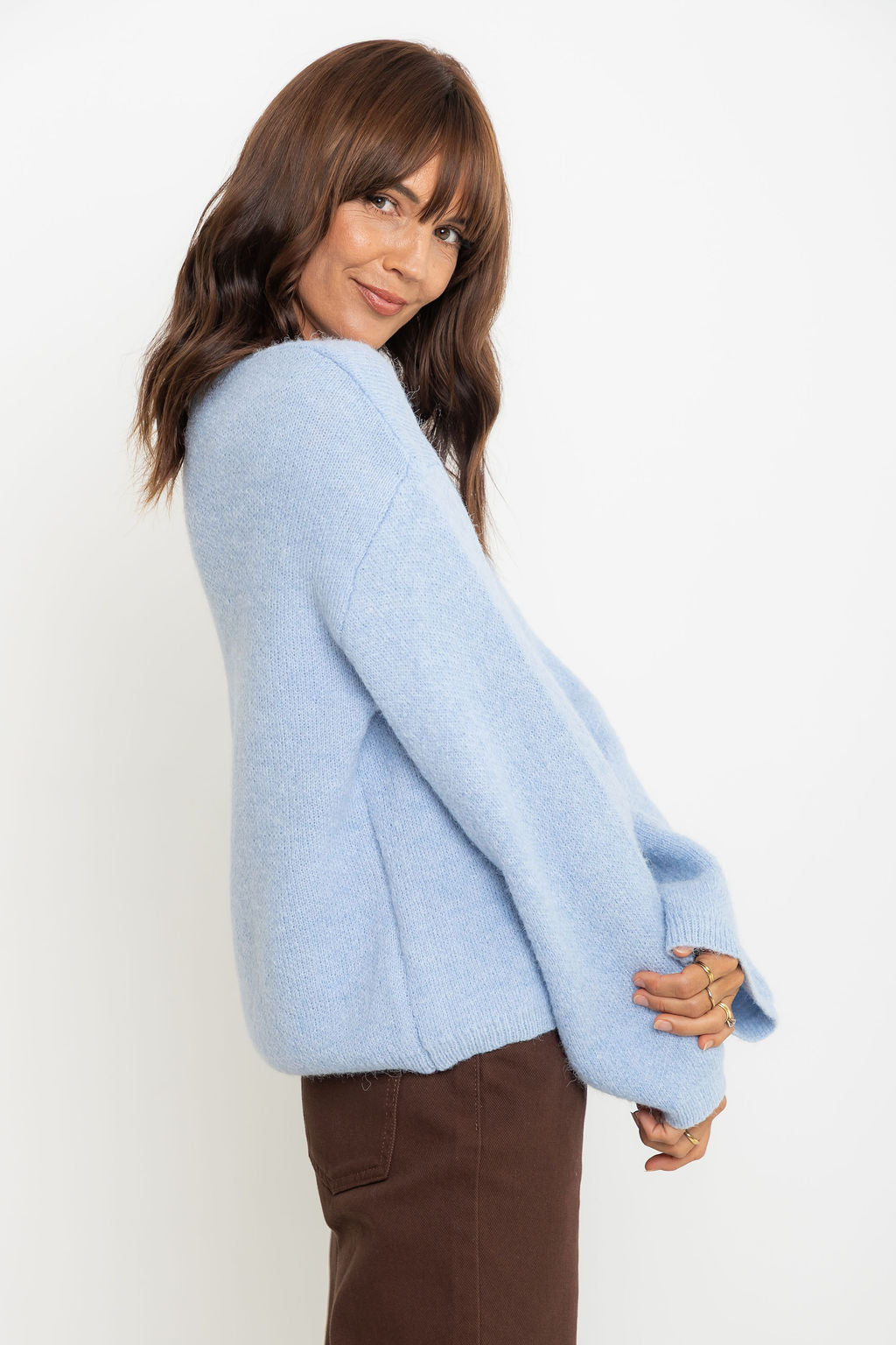 Elsie Knit Jumper - Sky Blue