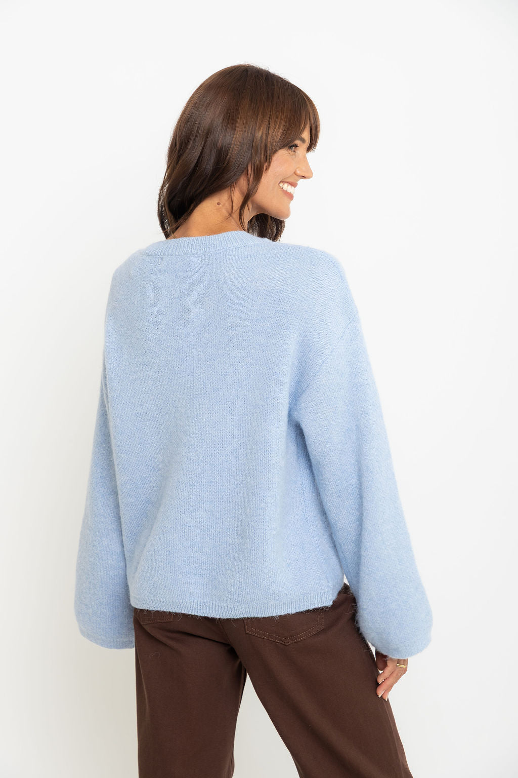 Elsie Knit Jumper - Sky Blue