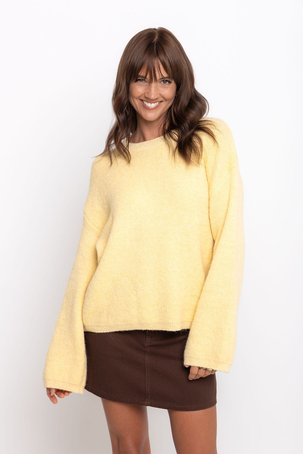 Elsie Knit Jumper - Lemon