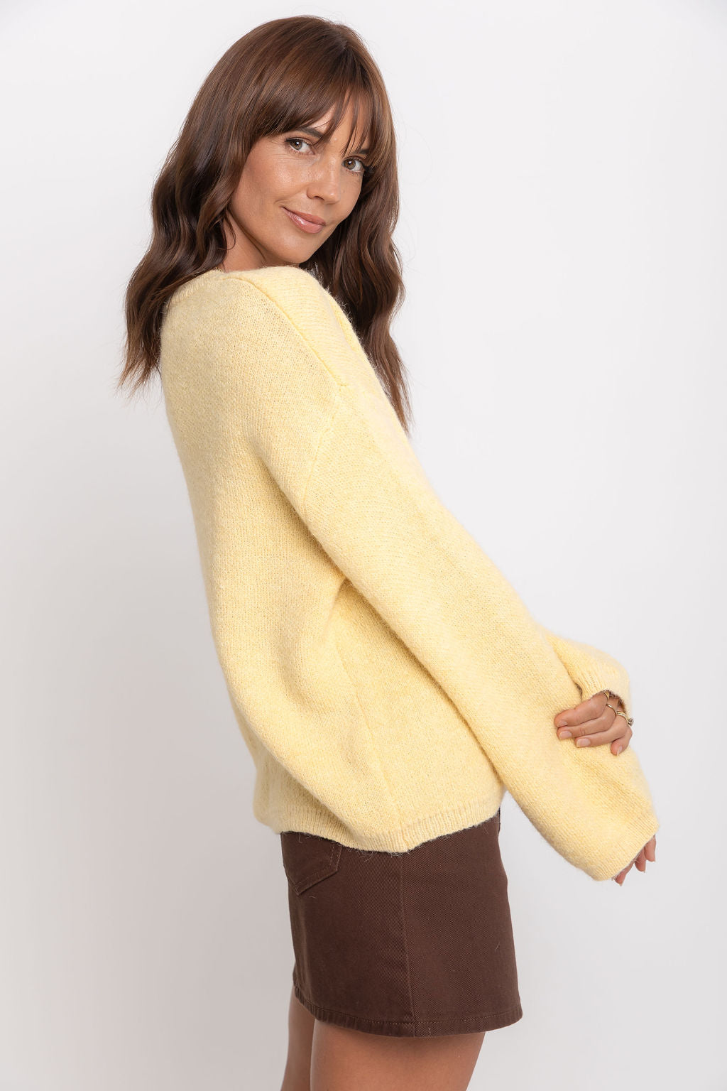 Elsie Knit Jumper - Lemon