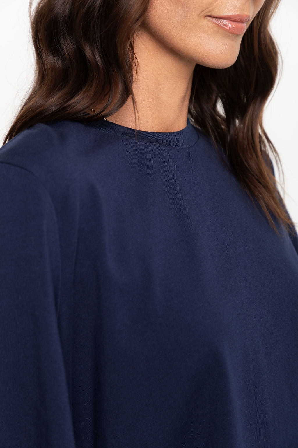Jude Cotton Swing Tee - Navy