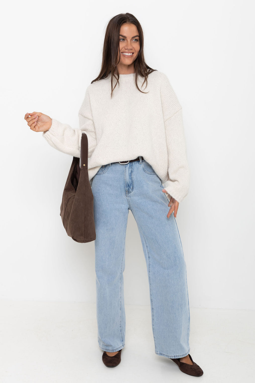 Benji Knit Jumper - Cream