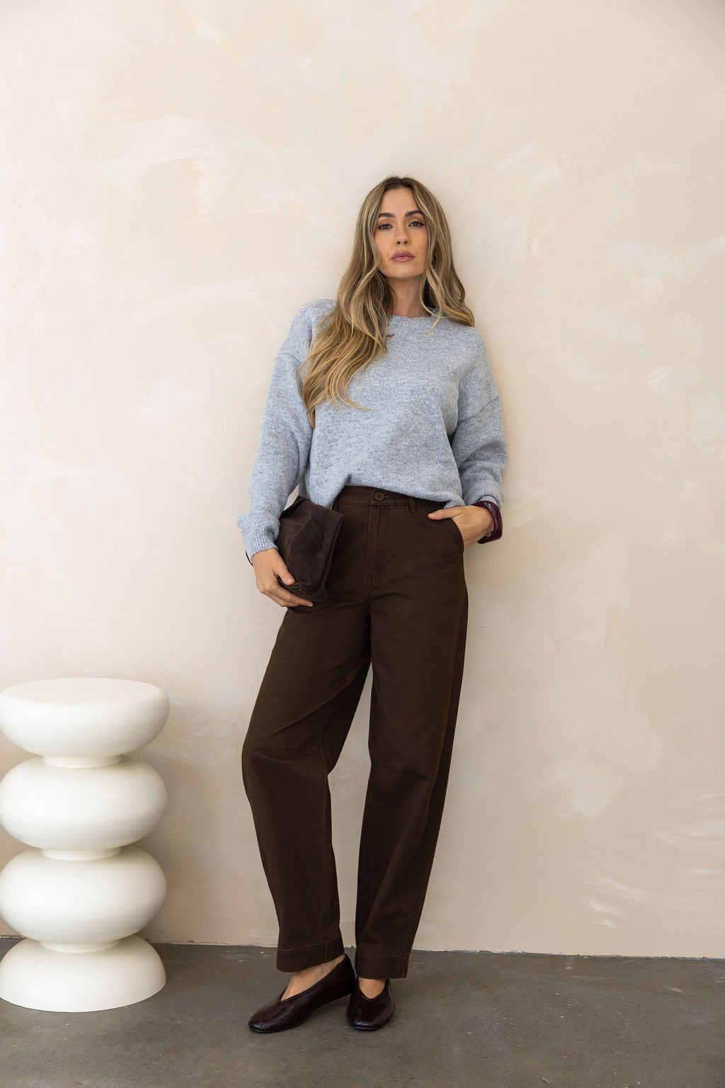 Mara Knit Jumper - Grey