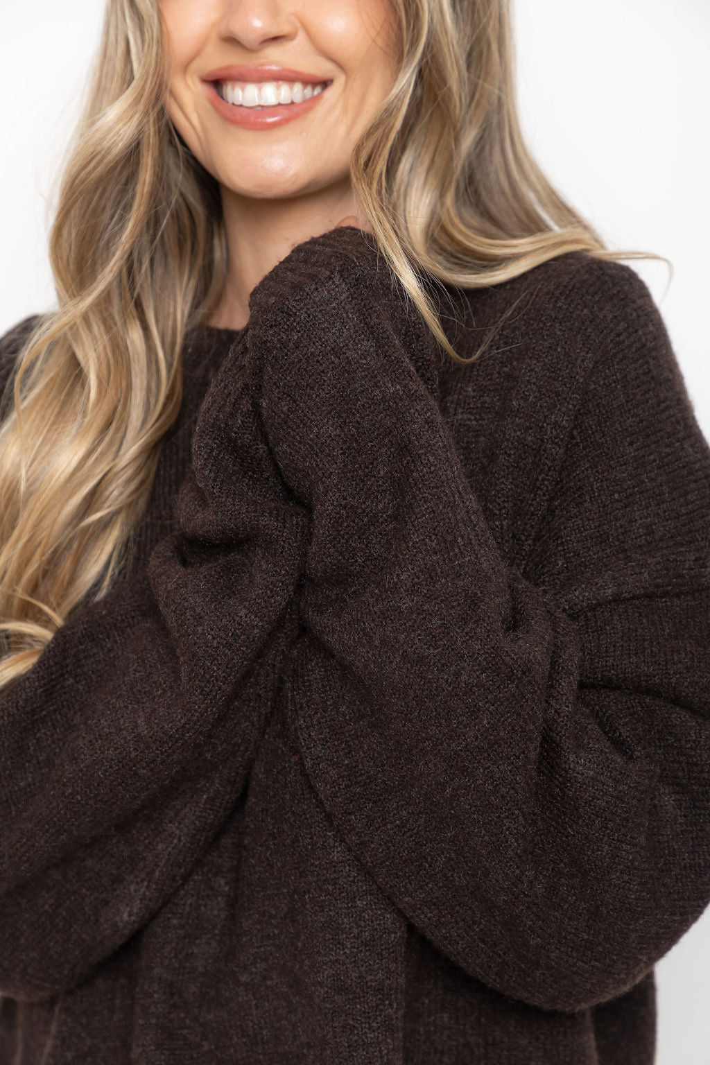 Mara Knit Jumper - Chocolate