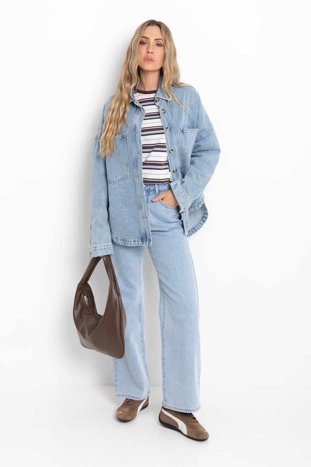 Banksy Relaxed-Fit Denim Jacket - Vintage Wash