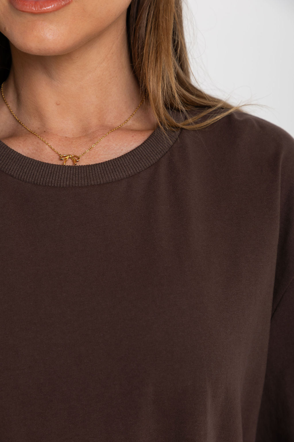 Sonny Relaxed-Fit Tee - Choc Brown